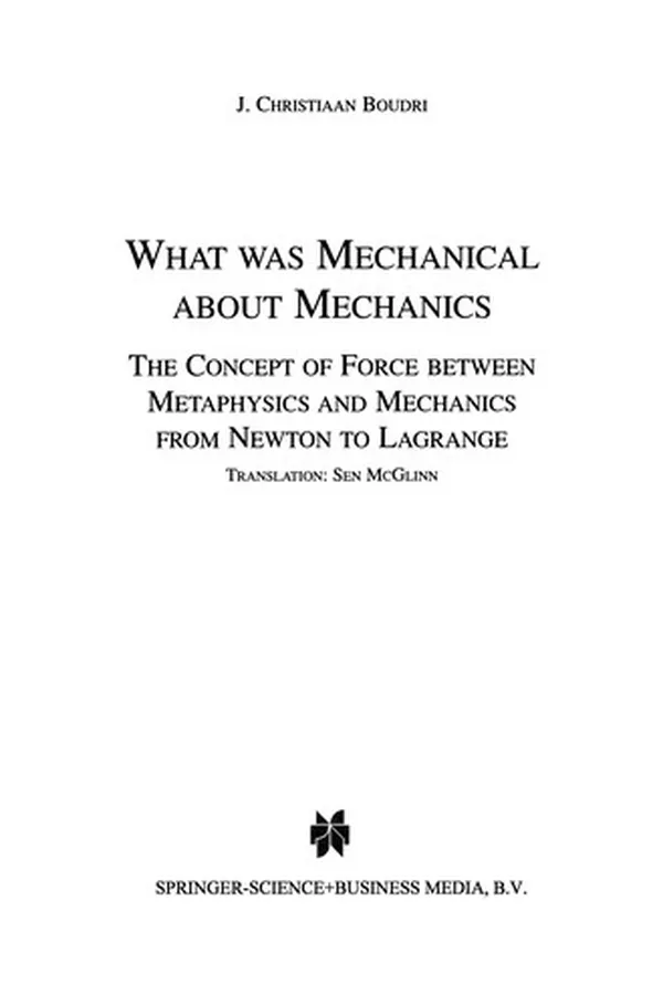Capa de What was Mechanical about Mechanics