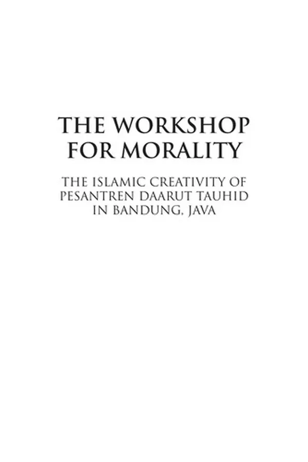Capa de The workshop for morality