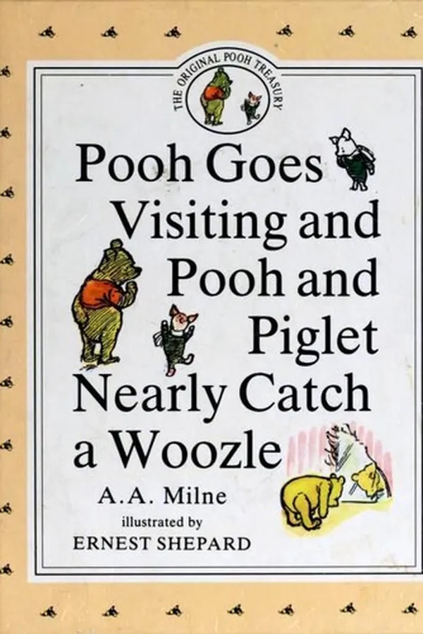 Capa de Pooh Goes Visiting and Pooh & Piglet Nearly Catch a Woozle