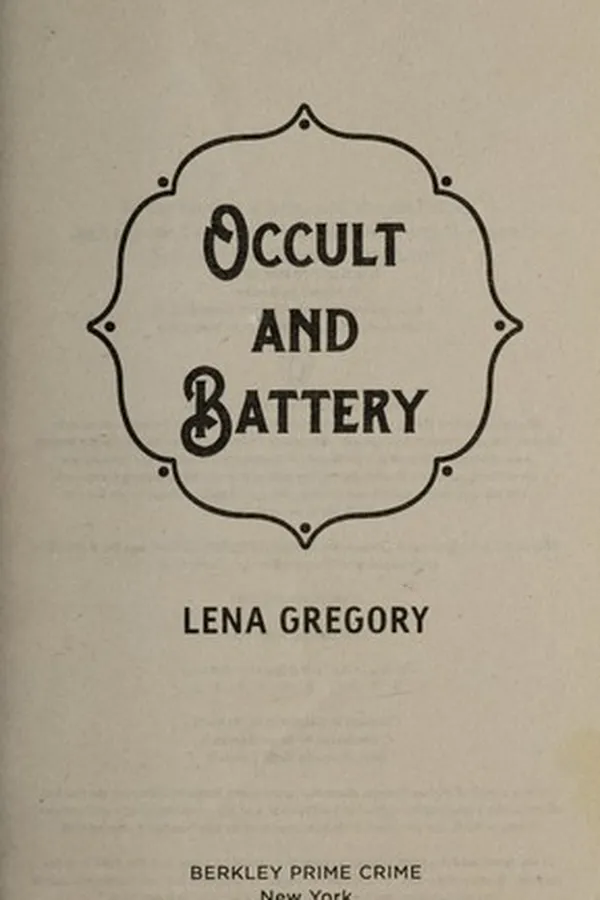 Capa de Occult and battery