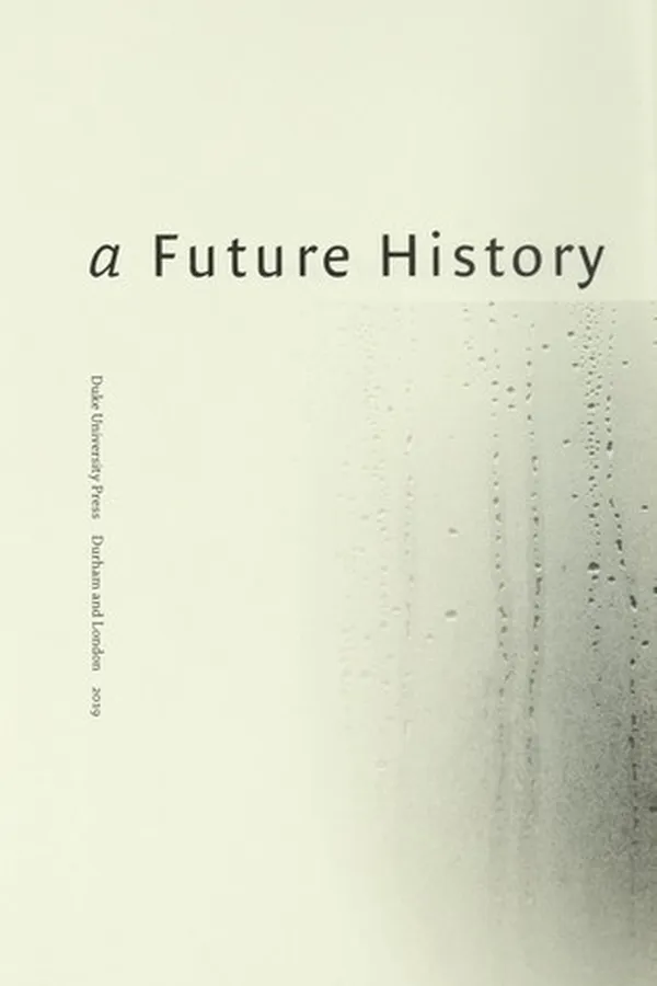 Capa de A future history of water