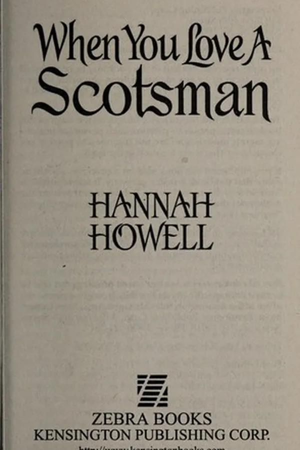 Capa de When you love a Scotsman