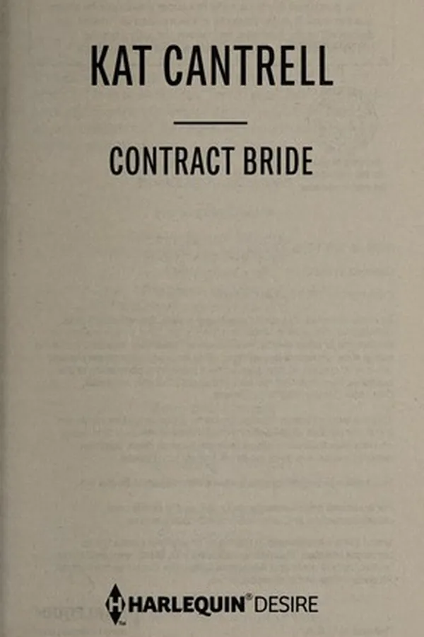 Capa de Contract Bride
