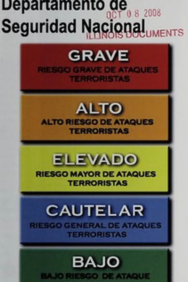 Capa de Sistema de alerta del departamento de seguridad nacional