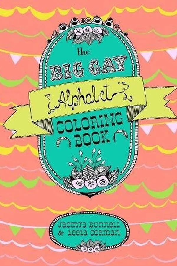 Capa de The Big Gay Alphabet Coloring Book (Reach and Teach)