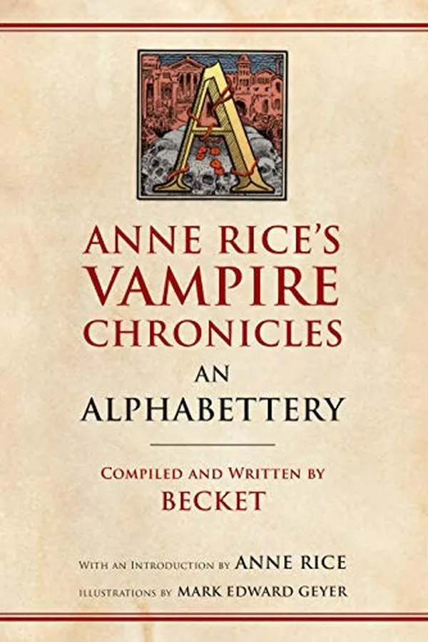 Capa de Anne Rice's Vampire Chronicles An Alphabettery