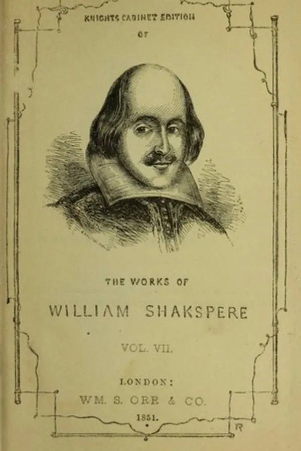 Capa de The Knights Cabinet Edition of The Works of William Shakspere. Volume VIII (Hamlet / King Henry VIII / Romeo and Juliet)