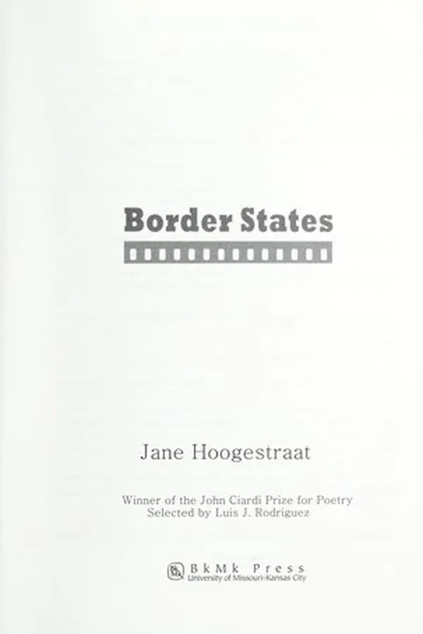 Capa de Border states