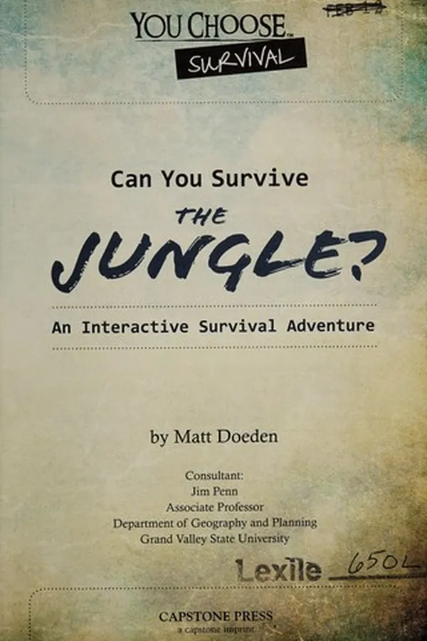 Capa de Can you survive the jungle?