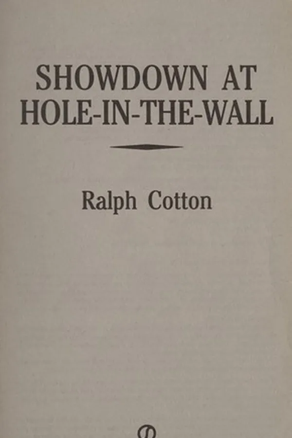 Capa de Showdown at Hole-in-the-wall