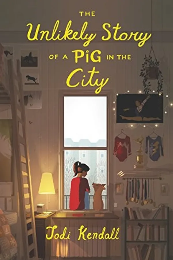 Capa de The unlikely story of a pig in the city