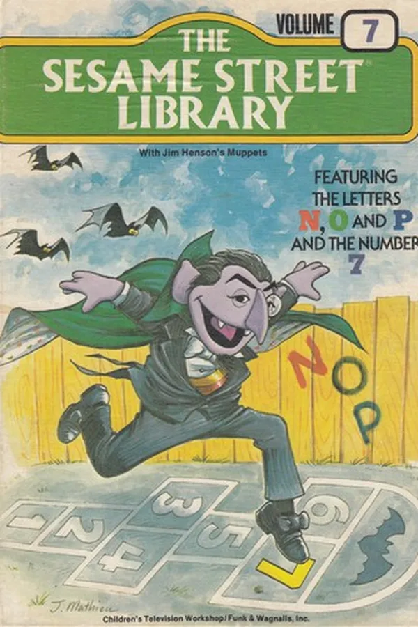 Capa de The Sesame Street Library Vol. 7 (N-O-P) with Jim Henson's Muppets