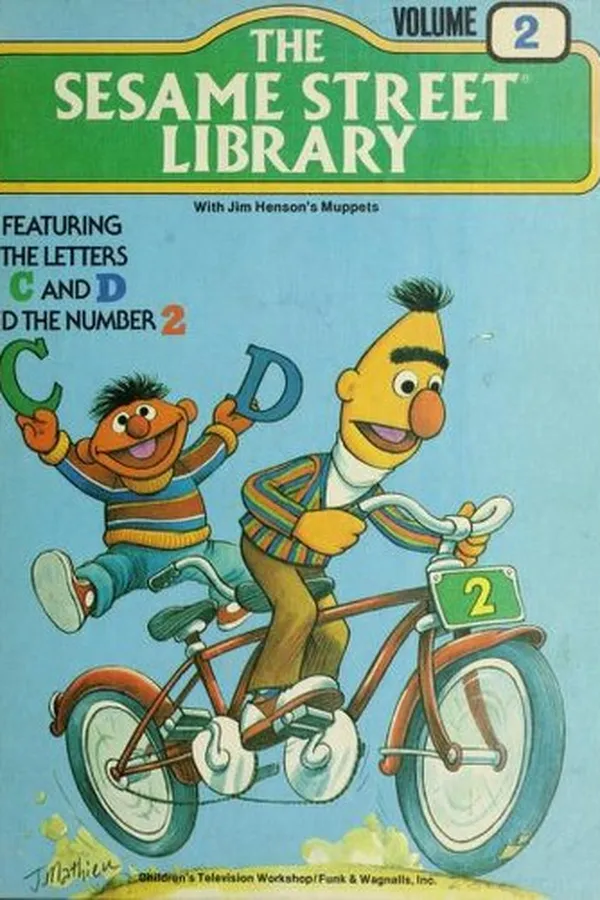 Capa de The Sesame Street Library Vol. 2 (C-D) with Jim Henson's Muppets