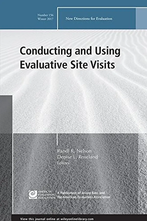 Capa de Conducting and Using Evaluative Site Visits
