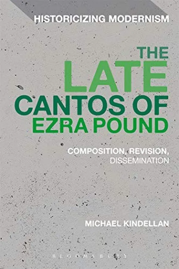 Capa de The Late Cantos of Ezra Pound