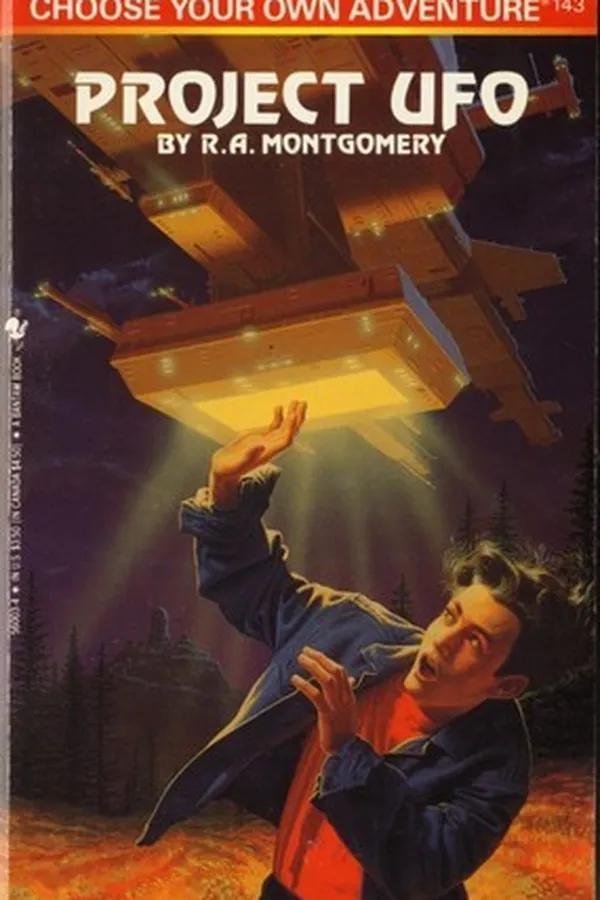 Capa de Choose Your Own Adventure - Project UFO