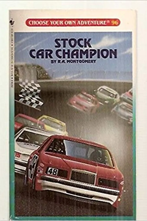 Capa de Choose Your Own Adventure - Stock Car Champion