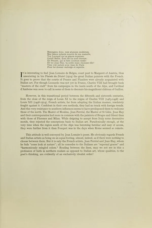 Capa de French painting, from Fouquet to Poussin
