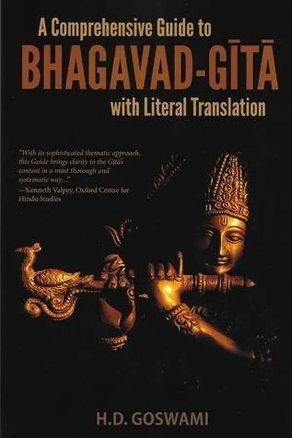 Capa de A Comprehensive Guide to Bhagavad-Gita with Literal Translation