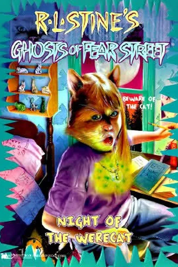 Capa de Ghosts of Fear Street - Night of the Werecat