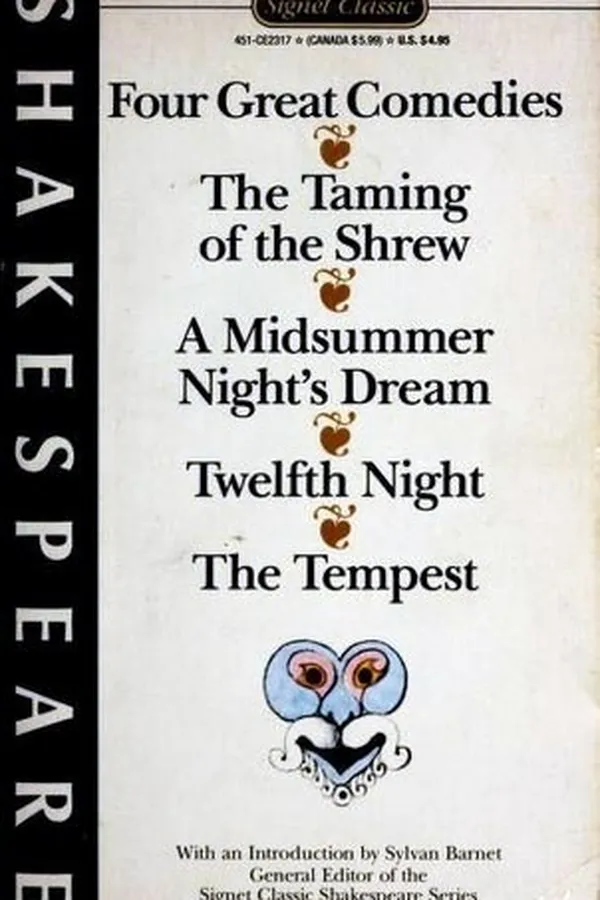 Capa de Four Great Comedies (Midsummer Night's Dream / Taming of the Shrew / Tempest / Twelfth Night)