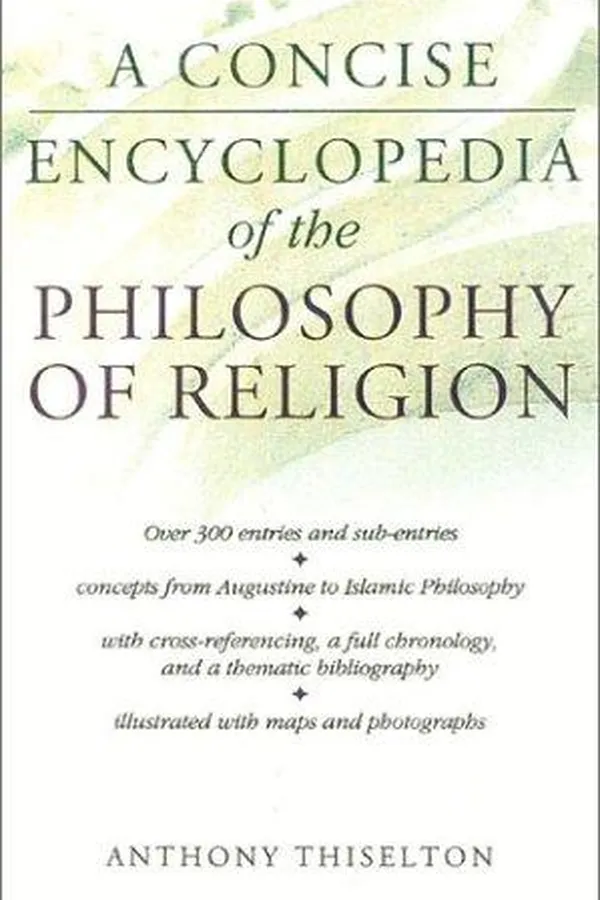 Capa de A Concise Encyclopedia of the Philosophy of Religion