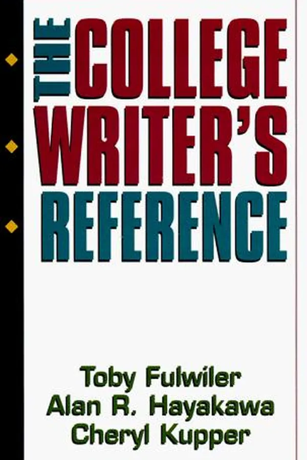 Capa de The college writer's reference
