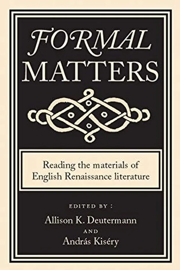Capa de Formal matters