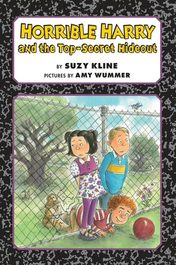 Capa de Horrible Harry and the top-secret hideout