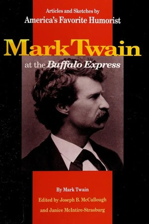 Capa de Mark Twain at the Buffalo express