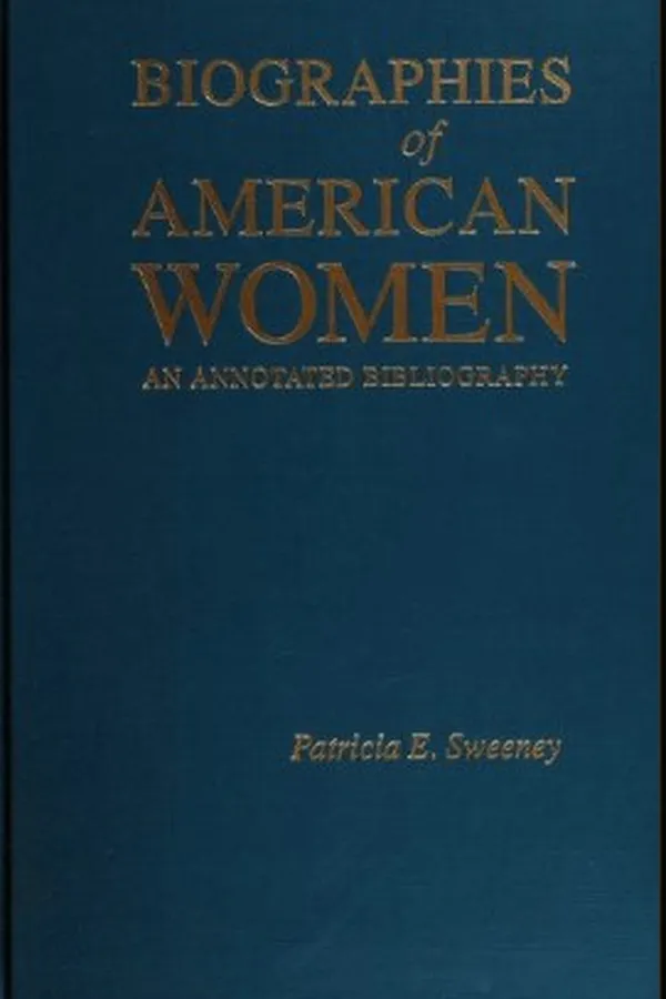 Capa de Biographies of American Women