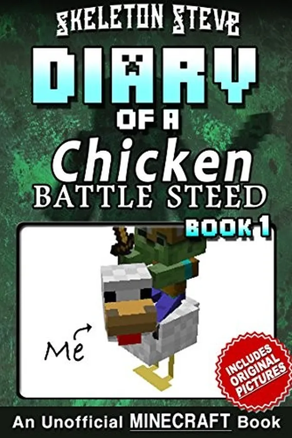 Capa de Diary of a Minecraft Chicken Jockey BATTLE STEED - Book 1