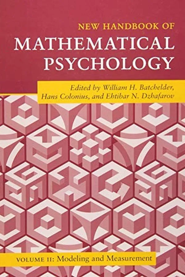 Capa de New Handbook of Mathematical Psychology