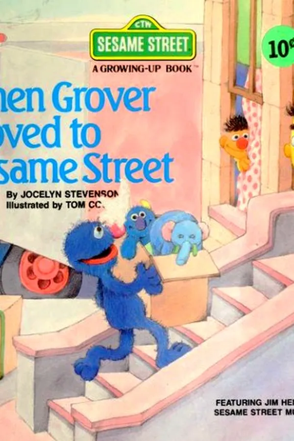 Capa de When Grover moved to Sesame Street