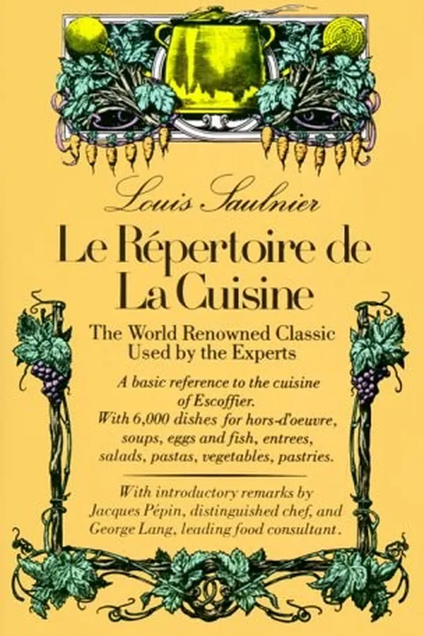 Capa de Le répertoire de la cuisine