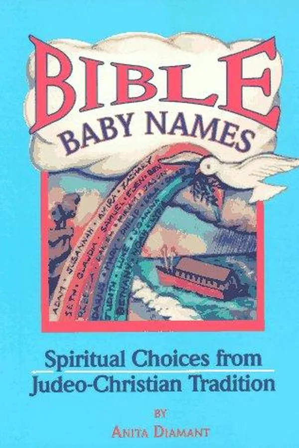 Capa de Bible baby names