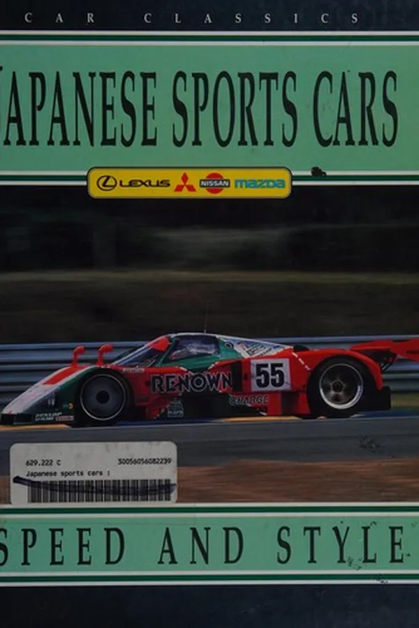 Capa de Japanese sports cars