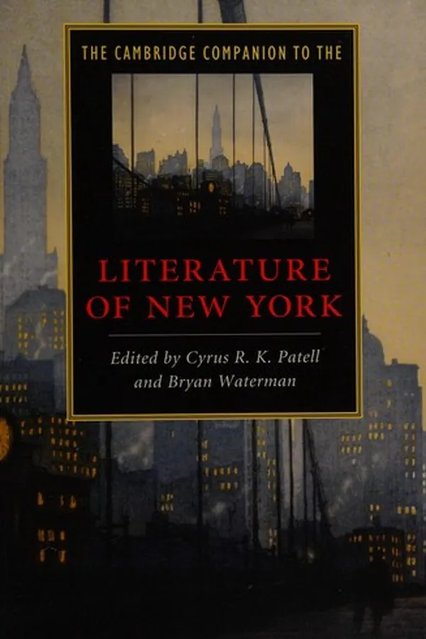 Capa de The Cambridge companion to the literature of New York