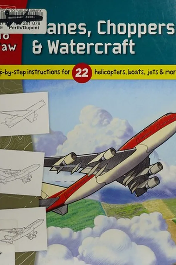Cover of Learn to draw planes, choppers & watercraft