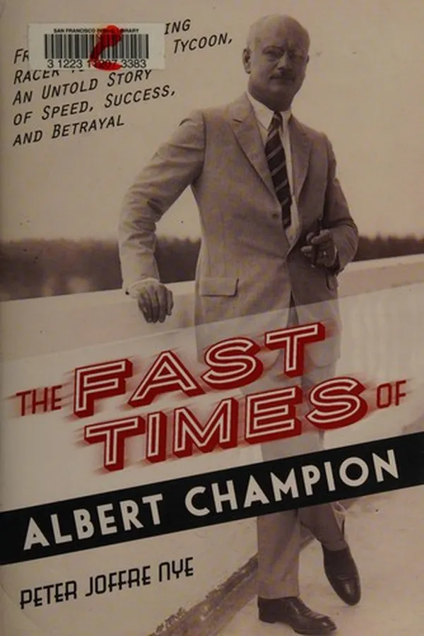 Capa de The fast times of Albert Champion