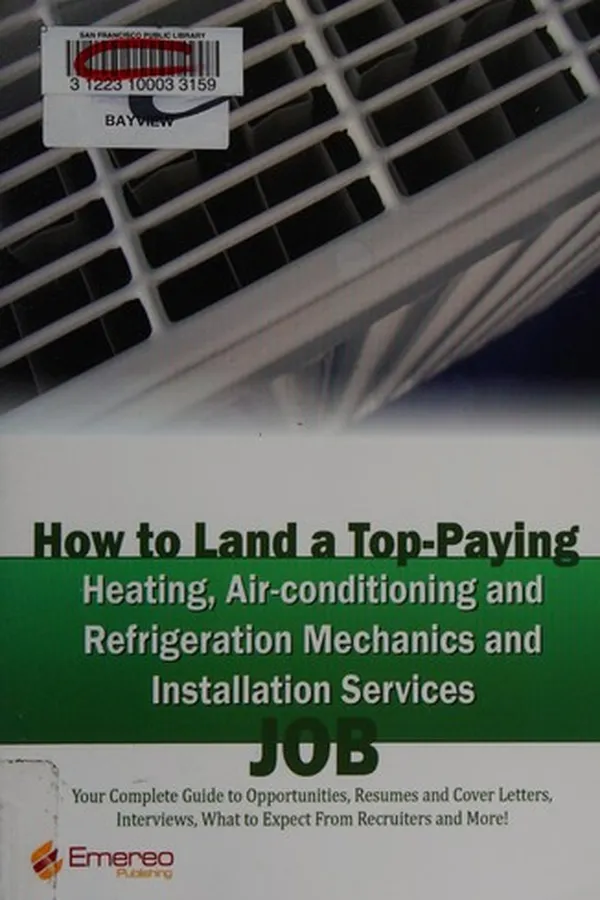 Capa de How to land a top-paying heating air-conditioning and refrigeration mechanics and installation services job
