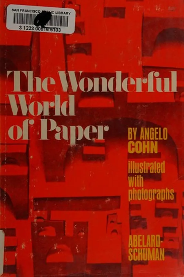 Capa de The wonderful world of paper