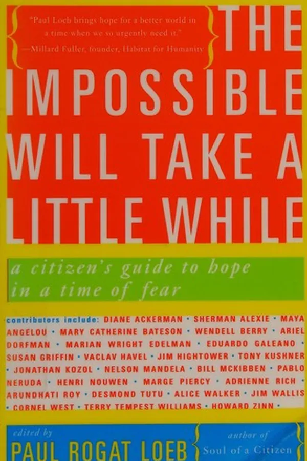 Capa de The impossible will take a little while
