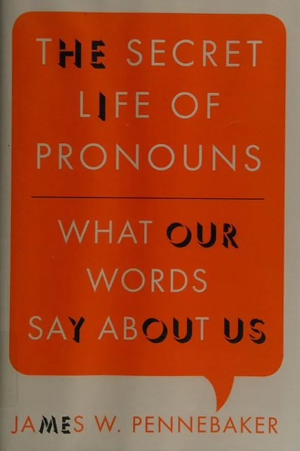 Capa de The secret life of pronouns
