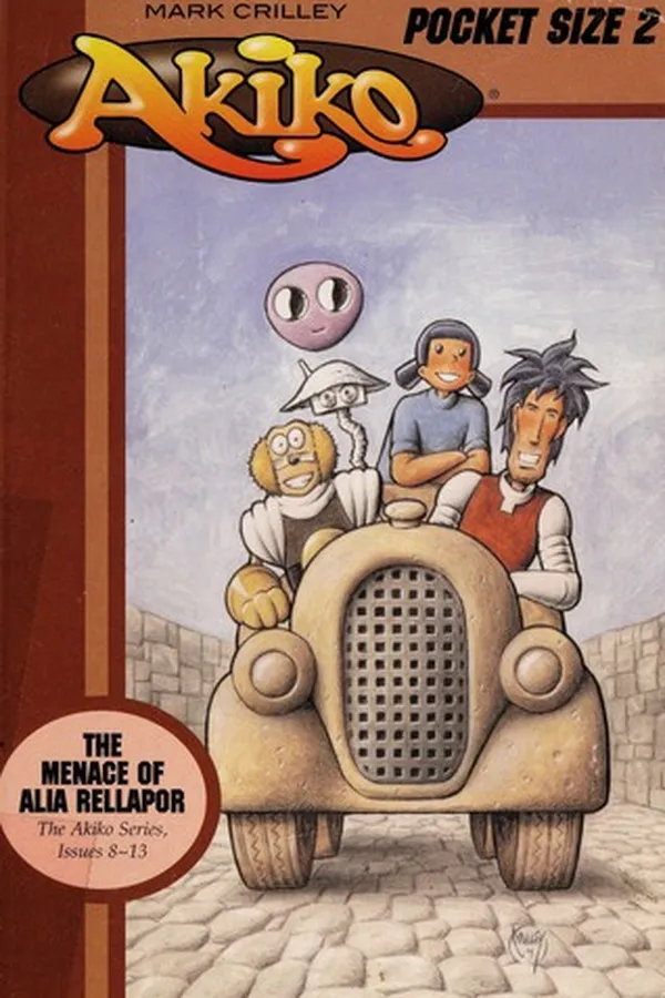 Capa de The Menace of Alia Rellapor, Part Two (Akiko Pocket Size #2)