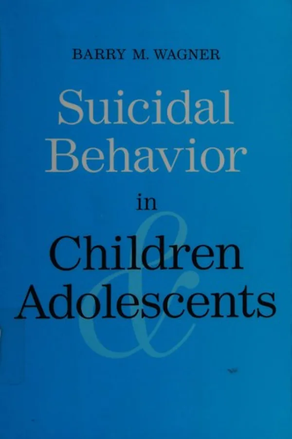 Capa de Suicidal behavior in children and adolescents