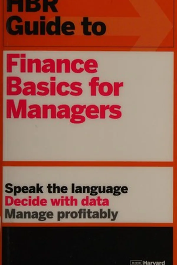 Capa de HBR guide to finance basics for managers
