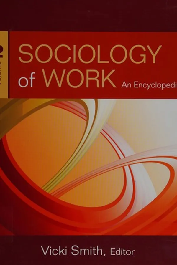Capa de Sociology of work