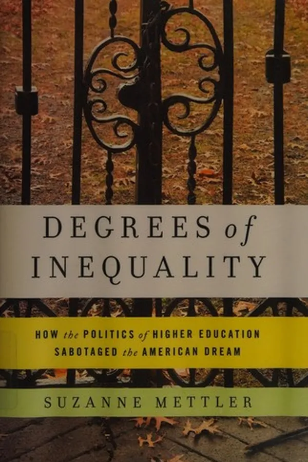 Cover of Degrees of inequality
