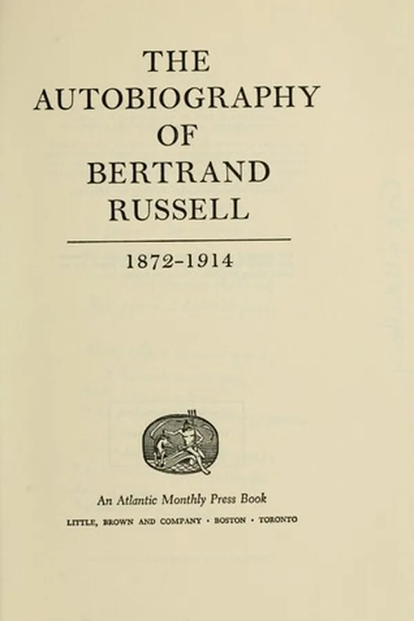 Capa de The Autobiography of Bertrand Russell, Vol. 1